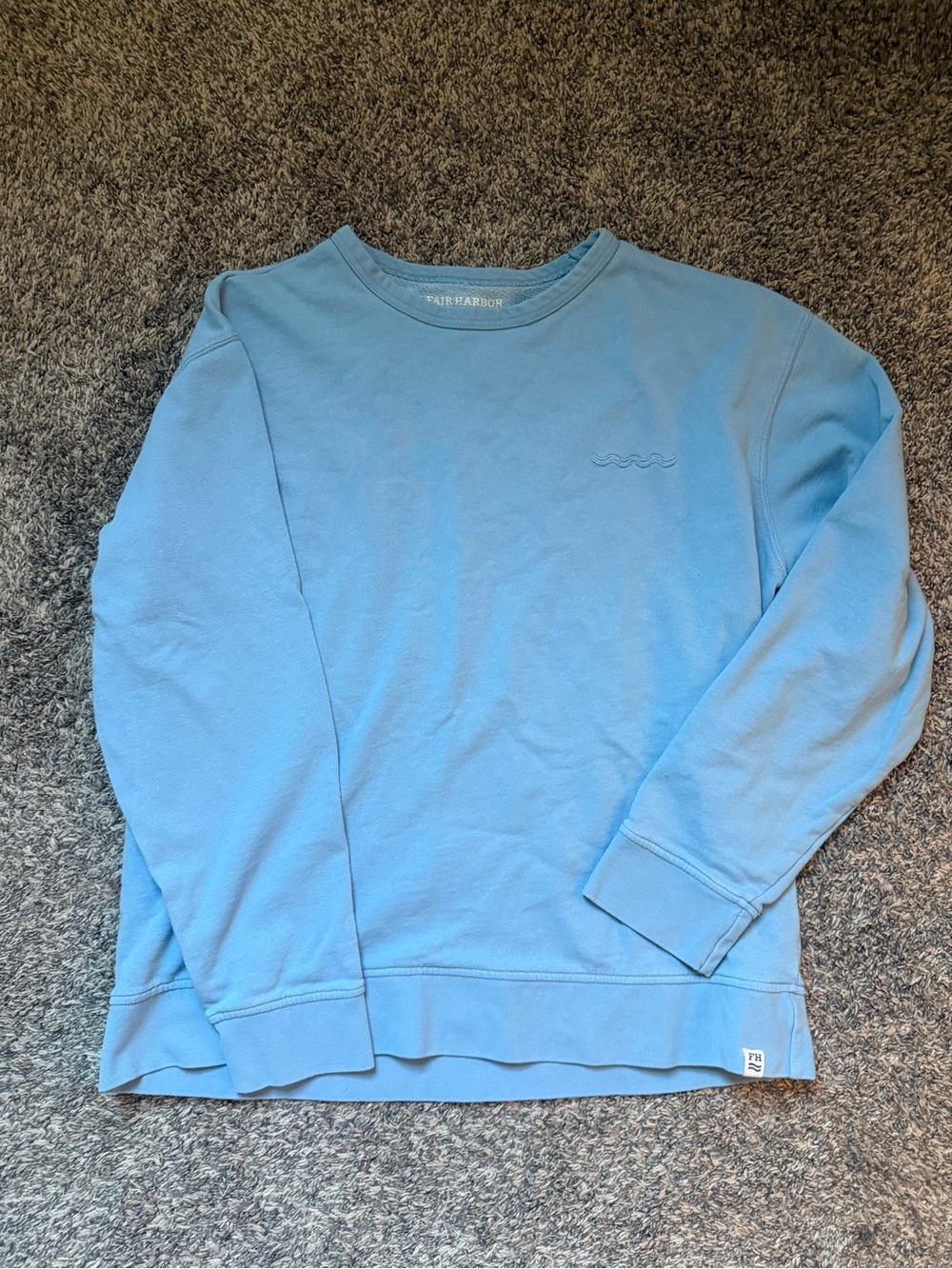 Fair Harbor Light Blue Crewneck Sweater